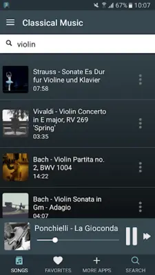 Classical Music android App screenshot 1