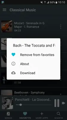 Classical Music android App screenshot 2